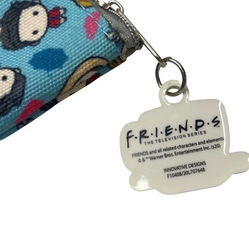 Friends TV Show Central Perk Coffee Cup Charm Zipper Pouch Cosmetic Bag Novelty